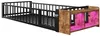 Lit bébé 90x200 cm avec éclairage LED et espace de Voir les images du produit 10