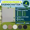 tillvex® Klemmmarkise Senkrechtmarkise 120x310cm Grau mit Produktbild-Vorschau 7