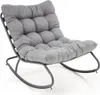 Schaukelsessel Zenzi Schwarz Indoor & Outdoor Relaxsessel Produktbild-Vorschau 1