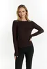 MAIRE damen strickpullover - braun, M Produktbild-Vorschau 3