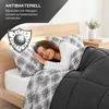 Luxus Wellsoft Wende-Bettdecke Set 220 x 240 cm – Schwarz, Produktbild-Vorschau 3