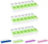 3x WELLGRO® Tablettenbox für 7 Tage - je 2 Fächer pro Tag, Produktbild-Vorschau 2