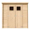 TIMBELA M311 Abri de jardin en bois - L204xL142xH200 cm/ Voir les images du produit 5