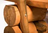 Gartenmöbel-Set "Rustikal" Farbton Pinie 200x200x80 cm Produktbild-Vorschau 3