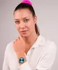 Praha Damenuhr mit Tiffanyblauem Sonnenschliff-Zifferblatt Produktbild-Vorschau 2
