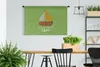 MuchoWow® Wandteppich Wandbehang Boot - Sommer - Gelb Produktbild-Vorschau 2