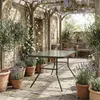 VCM Gartentisch aus Glas und Metall | Esstisch | Maße ca. Produktbild-Vorschau 1