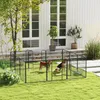 PawHut Puppyren, 80 cm hoog, 12-delig, puppyren met 2 Productafbeelding-voorbeeld 2