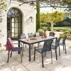 Gartentisch "évasion" holzeffekt honey & graphite 8 plätze Produktbild-Vorschau 4