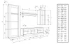 Komodee | Wohnwand mit TV-Schrank und Vitrine Tivoli Set Produktbild-Vorschau 7