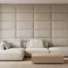 Komvortowy | Polsterpaneel | Wandkissen Velours Weiß 30x90 Produktbild-Vorschau 3