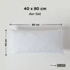 HOMESCAPES set di 4 protezioni per cuscini in policotone Anteprima dell’immagine prodotto 2