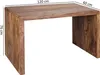 A wooden desk with dimensions indicated. Produktbild-Vorschau