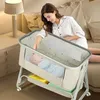Beistellbett Baby,3 in 1 Reisebett Babybett,6 Fach Produktbild-Vorschau 7
