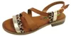 Dr. Stark Delia Damenschuhe Sandalen Flach Braun Freizeit Productafbeelding-voorbeeld 3