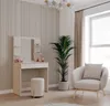Make-up tafel met spiegel MARINA 4P + bureau 2S KASHMIR Productafbeelding-voorbeeld 1