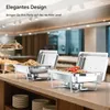 Forno per buffet FCH 2 pezzi in acciaio inox rettangolare 9 Anteprima dell’immagine prodotto 5