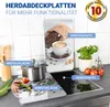 WENKO Herdabdeckplatten Cafe Aromatico 2er Set Universal Produktbild-Vorschau 2
