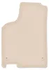 DURBAN Beige Velours-Fahrerfußmatte für Volkswagen Lupo 3L Produktbild-Vorschau 1