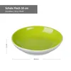 4er Set Doppio Schalen flach Ø 10cm Grün Snack-Schüssel Produktbild-Vorschau 4