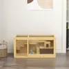 Kleintierkäfig Hamsterkäfig aus Tannenholz mit Zubehör Produktbild-Vorschau 8