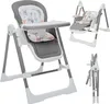 Baby Vivo 3in1 Kinderhochstuhl / Babywippe höhenverstellbar Produktbild-Vorschau 1