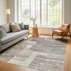 Tapiso Teppich RETRO Modern Used Effekt Braun Grau Produktbild-Vorschau 1