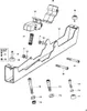 An exploded view diagram of machine mounting hardware. Produktbild-Vorschau