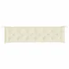 vidaXL Gartenbank-Auflage Creme 200x50x7 cm Oxford-Gewebe Produktbild-Vorschau 4