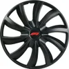 A black Formula 1 branded wheel cover. Produktbild-Vorschau