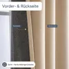 2 Stück Samt Vorhänge Blickdicht Gardinen Wärmeisoliert Produktbild-Vorschau 3