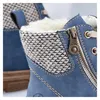 Rieker damskie buty za kostkę sznurowane niebieskie Podgląd zdjęcia produktu 30