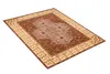 A rectangular rug with a geometric pattern is shown from a slightly elevated angle against a white background. Anteprima dell’immagine prodotto