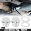 2pcs Vis Vidange M22 x 1,5 Inox Acier Bouchon Carter Voir les images du produit 2