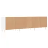 vidaXL Armoire TV Blanc 150x30x44,5 cm Bois composite - Voir les images du produit 9