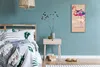 Küche Wohnzimmer Wand Leinwand Uhr Geräuschlos 30x60 Produktbild-Vorschau 4