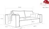 Idohome Freistehendes Polstersofa BALI Sofa mit Produktbild-Vorschau 7