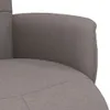 Fauteuil de relaxation pratique avec pied Tissu Taupe - Voir les images du produit 7