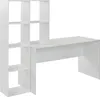 Schreibtisch FineBuy Bürotisch mit Regal 170 cm Weiß Produktbild-Vorschau 7