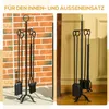 Outsunny 5-teiliges Kamingarnitur Kaminbesteck  Werkzeuge Produktbild-Vorschau 6
