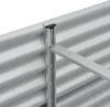 Garten-Hochbeet 320x80x44 cm Verzinkter Stahl Silbern , Produktbild-Vorschau 7