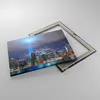 Bild auf Leinwand - Leinwandbild - Wolkenkratzer Lichter Produktbild-Vorschau 2