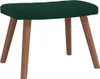 vidaXL Relaxsessel mit Hocker Dunkelgrün Samt Produktbild-Vorschau 6