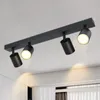ZMH LED stropní světlo černé stropní reflektor: GU10 Náhled obrázku produktu 1