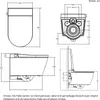 HOROW S70 Dusch WC Spülrandlos beheiztes Sitz elektrisch Produktbild-Vorschau 6