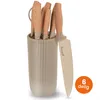 Goliving 6-teiliges Messerset - Messerblock mit Brotmesser, Produktbild-Vorschau 1