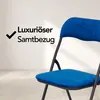 Infinity Goods Klappstühle – 4er-Set – Klappstühle – Samt – Produktbild-Vorschau 2