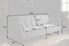 riess-ambiente Retro Schlafsofa BOUTIQUE 213cm grau Samt Produktbild-Vorschau 7