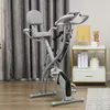 HOMCOM Heimtrainer X-Bike Fahrradtrainer LCD-Display Produktbild-Vorschau 2