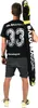 A person is holding a portable soccer goal. Produktbild-Vorschau